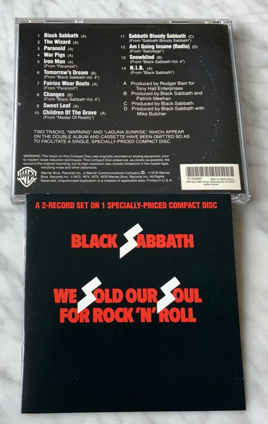 Black Sabbath – We Sold Our Soul For Rock N Roll