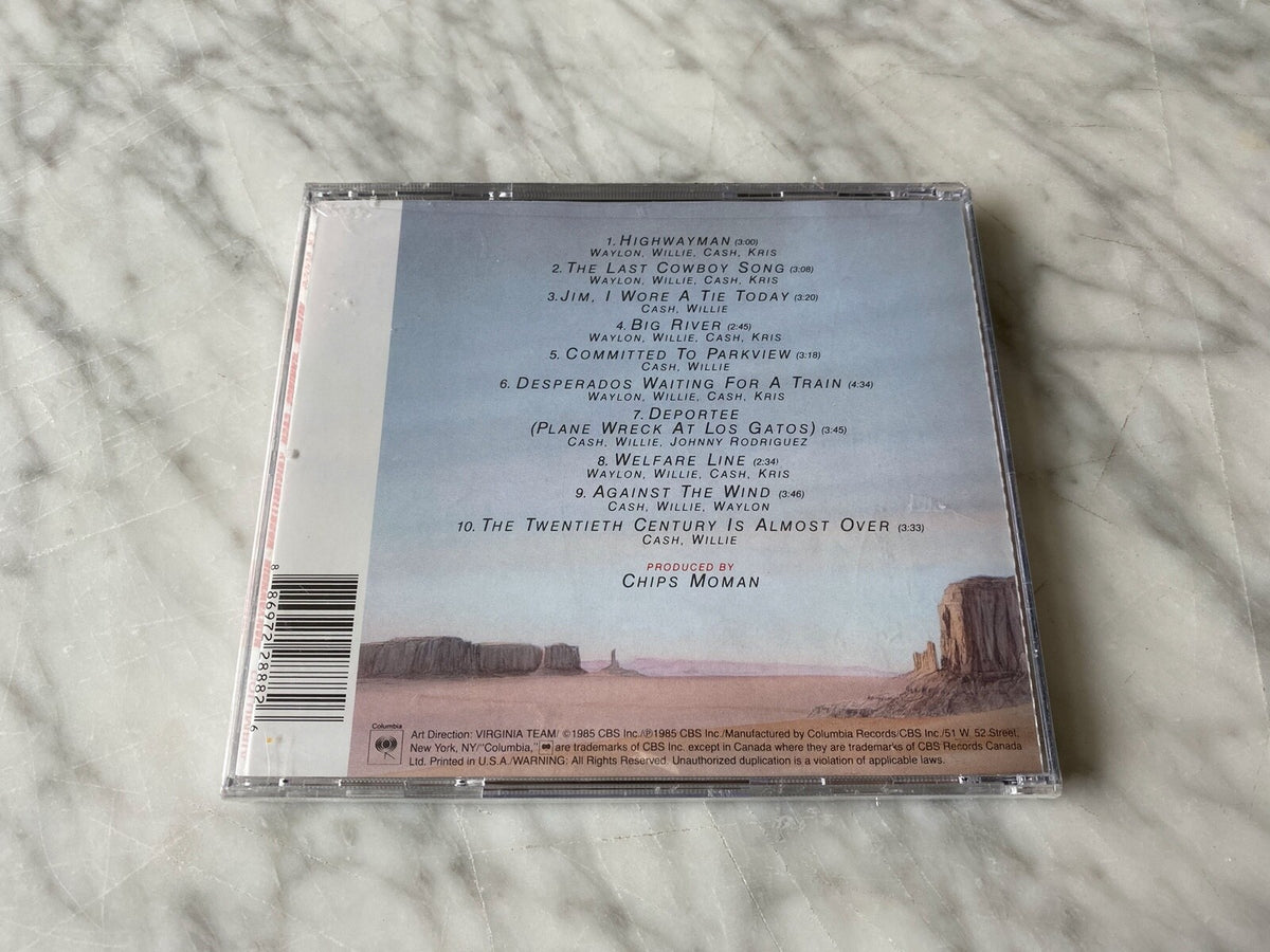 Various, Johnny Cash, Waylon Jennings, Kris Kristofferson – Nelson, Jennings, Cash, Kristofferson Highwayman (1985)