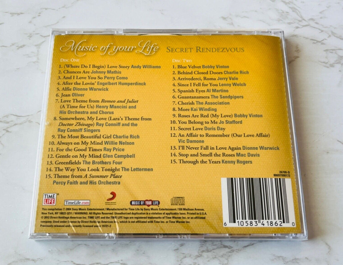 Dionne Warwick, Various – Time Life Music Of Your Life Secret Rendezvous (2004)