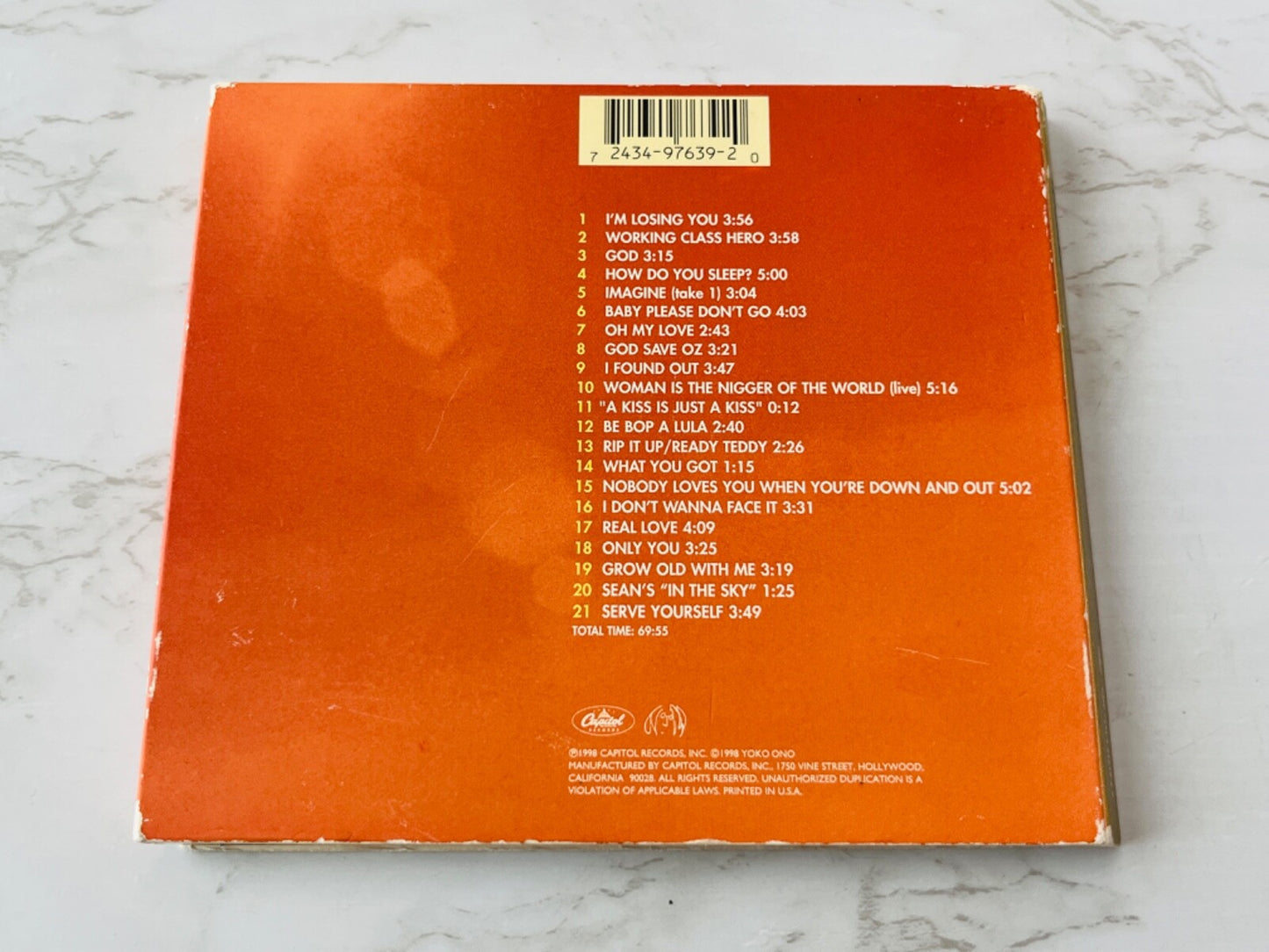 John Lennon – Wonsaponatime (Digipak) (1998)