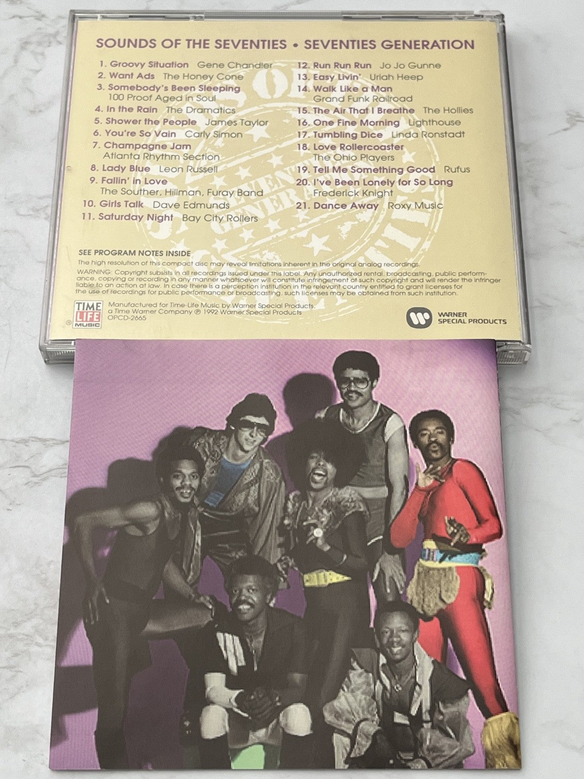 Bay City Rollers, Carly Simon, Roxy Music, Uriah Heep, Various – Time Life Sounds Of The Seventies Seventies Generation (1992)