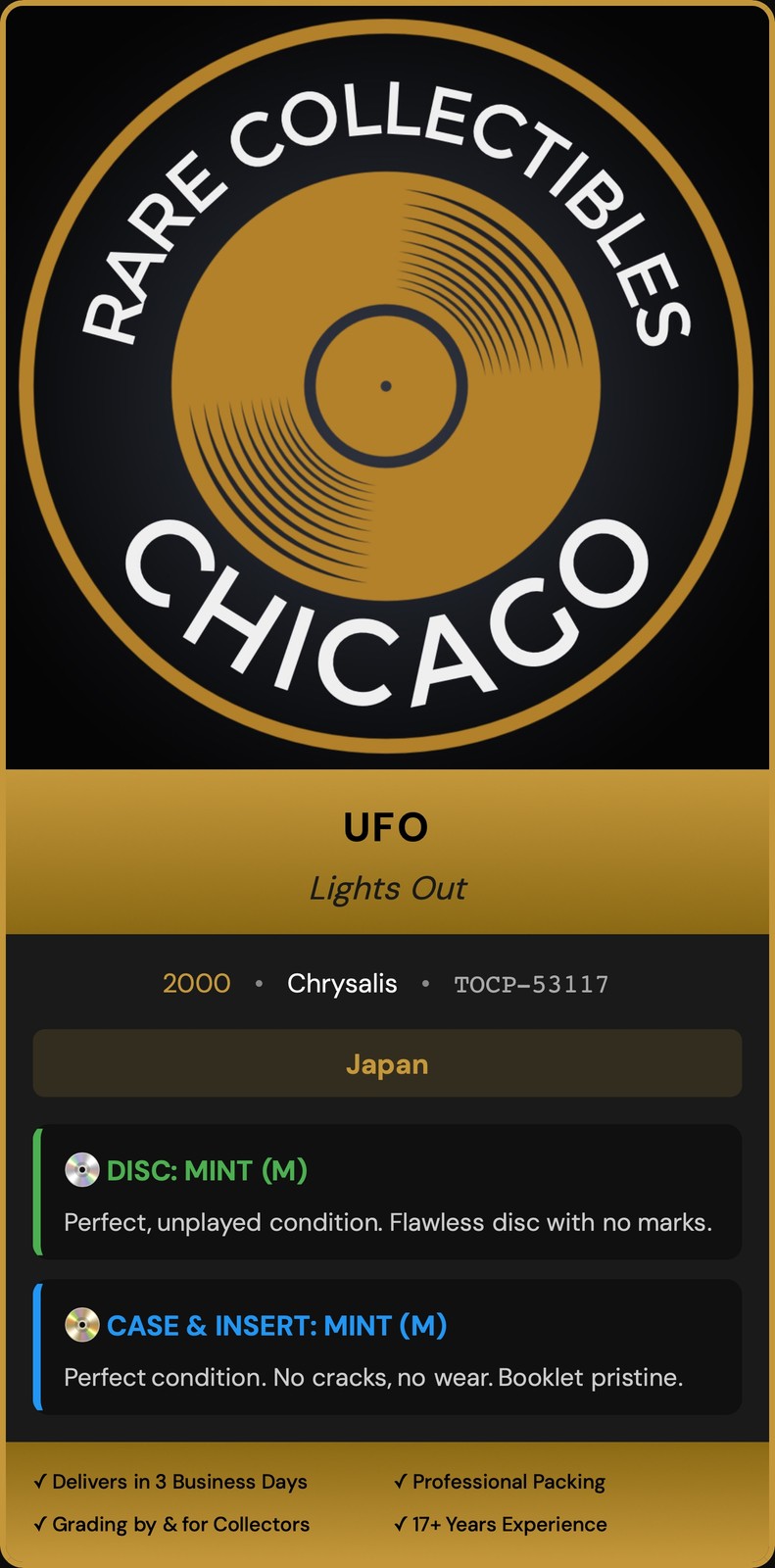 UFO – Lights Out (OBI) (2000)
