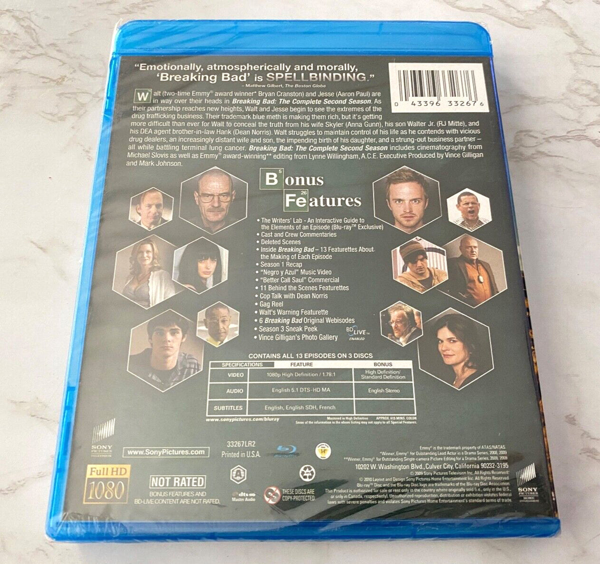 Breaking Bad The Complete Second Season BLU-RAY (2009)