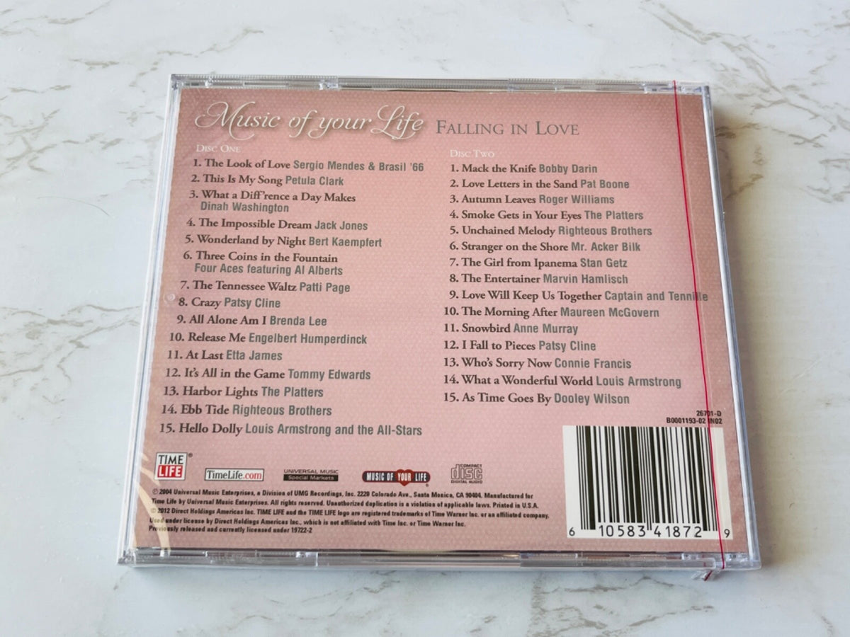 Brenda Lee, Righteous Brothers, Various – Time Life Music Of Your Life Falling In Love (2012)