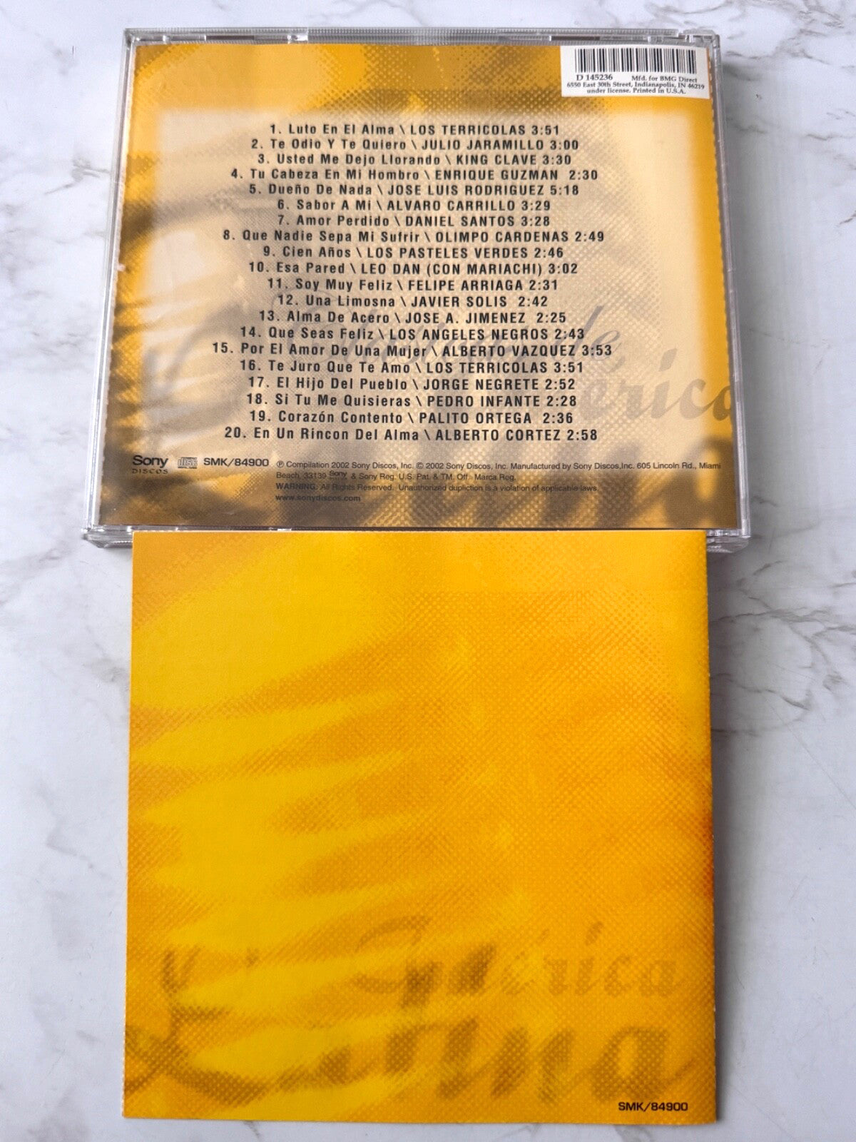 Javier Solis, Jorge Negrete, Leo Dan, Palito Ortega – Clasicas De America Latina (2002)