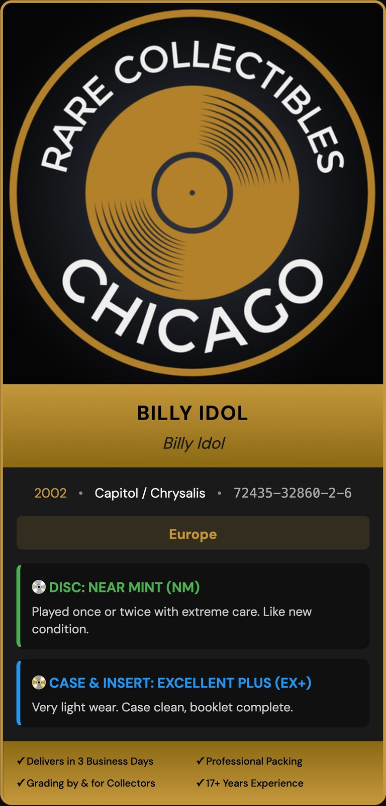 Billy Idol – Self Title (2002)