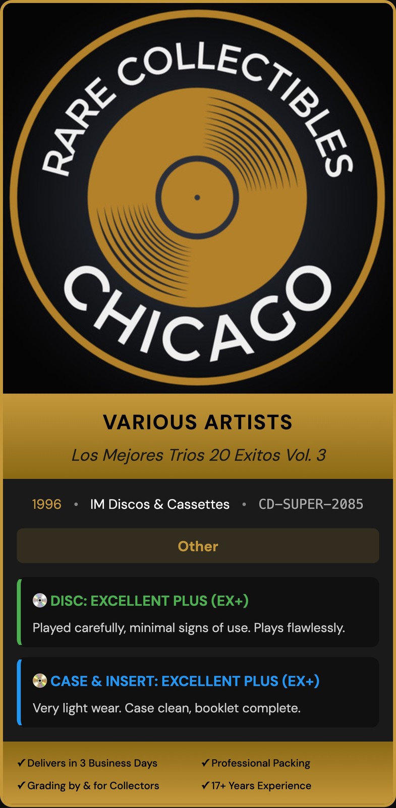 Los Mejores Trios 20 Exitos Vol. 3 (1996)