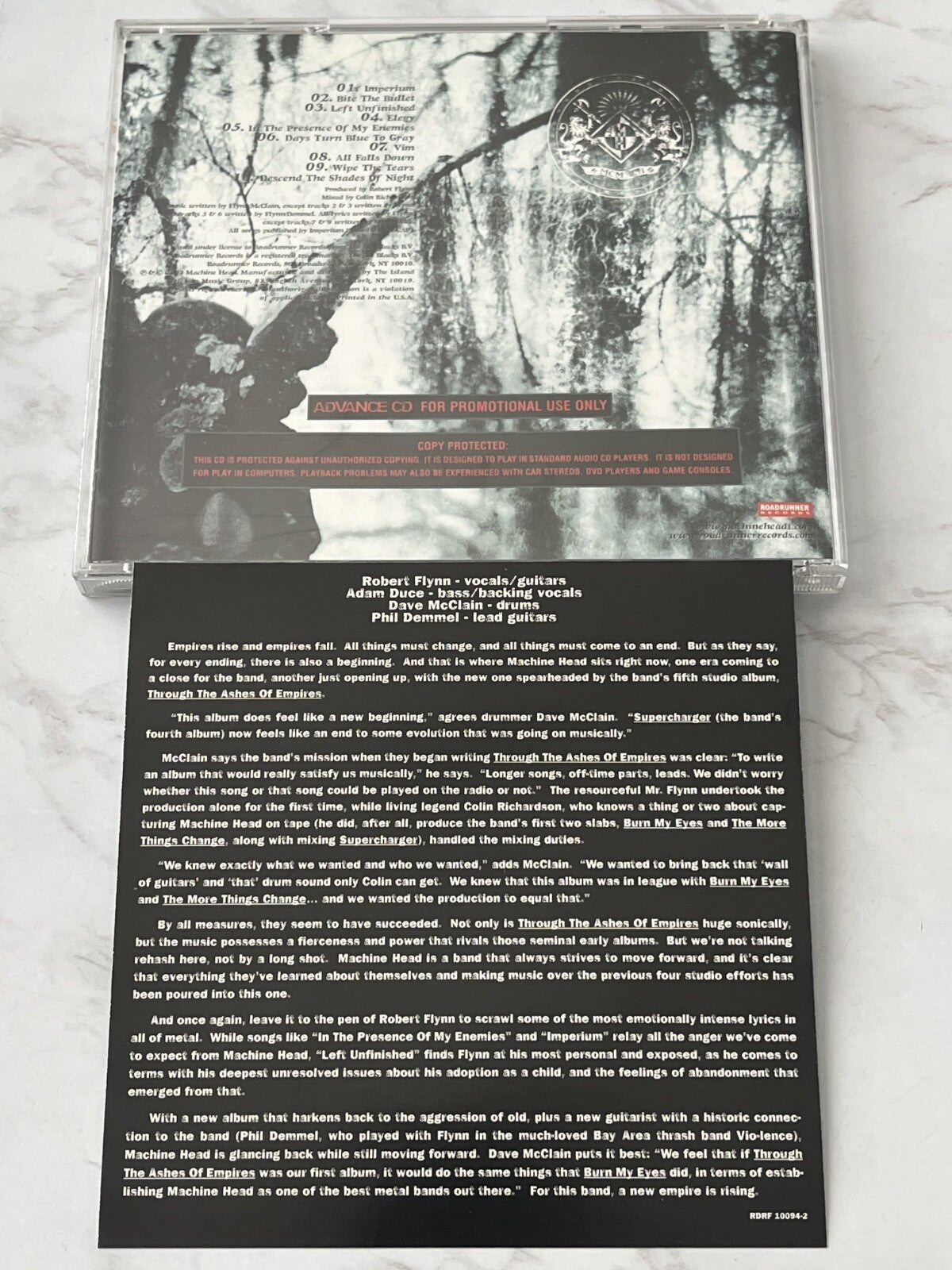 Machine Head – Through The Ashes Of Empires (Promo) (2003)