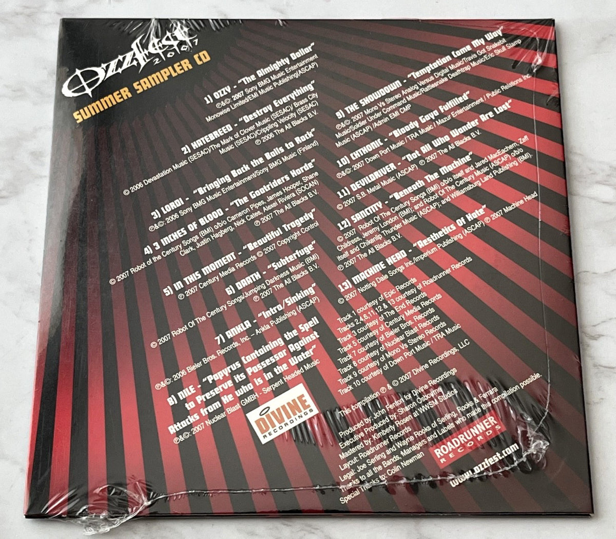 Ozzfest 2007 Summer Sampler (Promo) (2007)