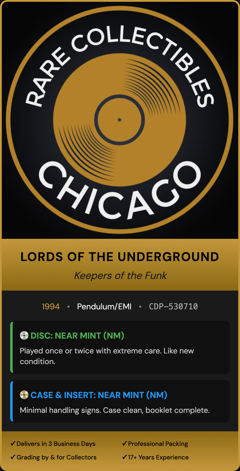 Lords of the Underground – Keepers of the Funk (1994)