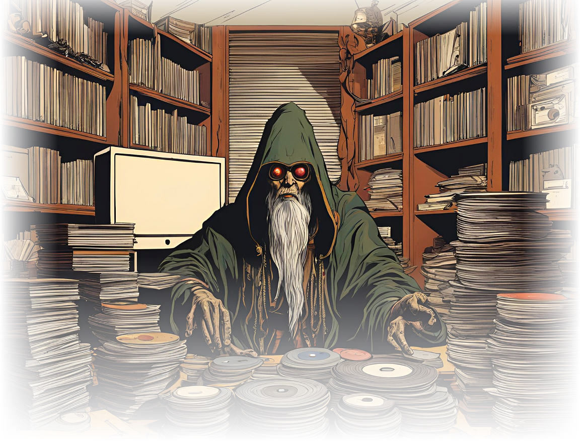 The Keeper — the vault's wizard archivist