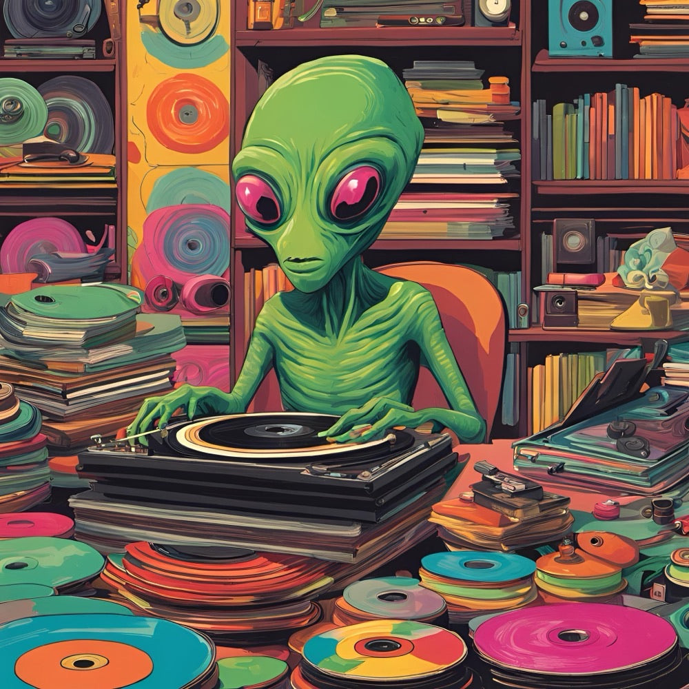 The Listener — the vault's alien at the turntable