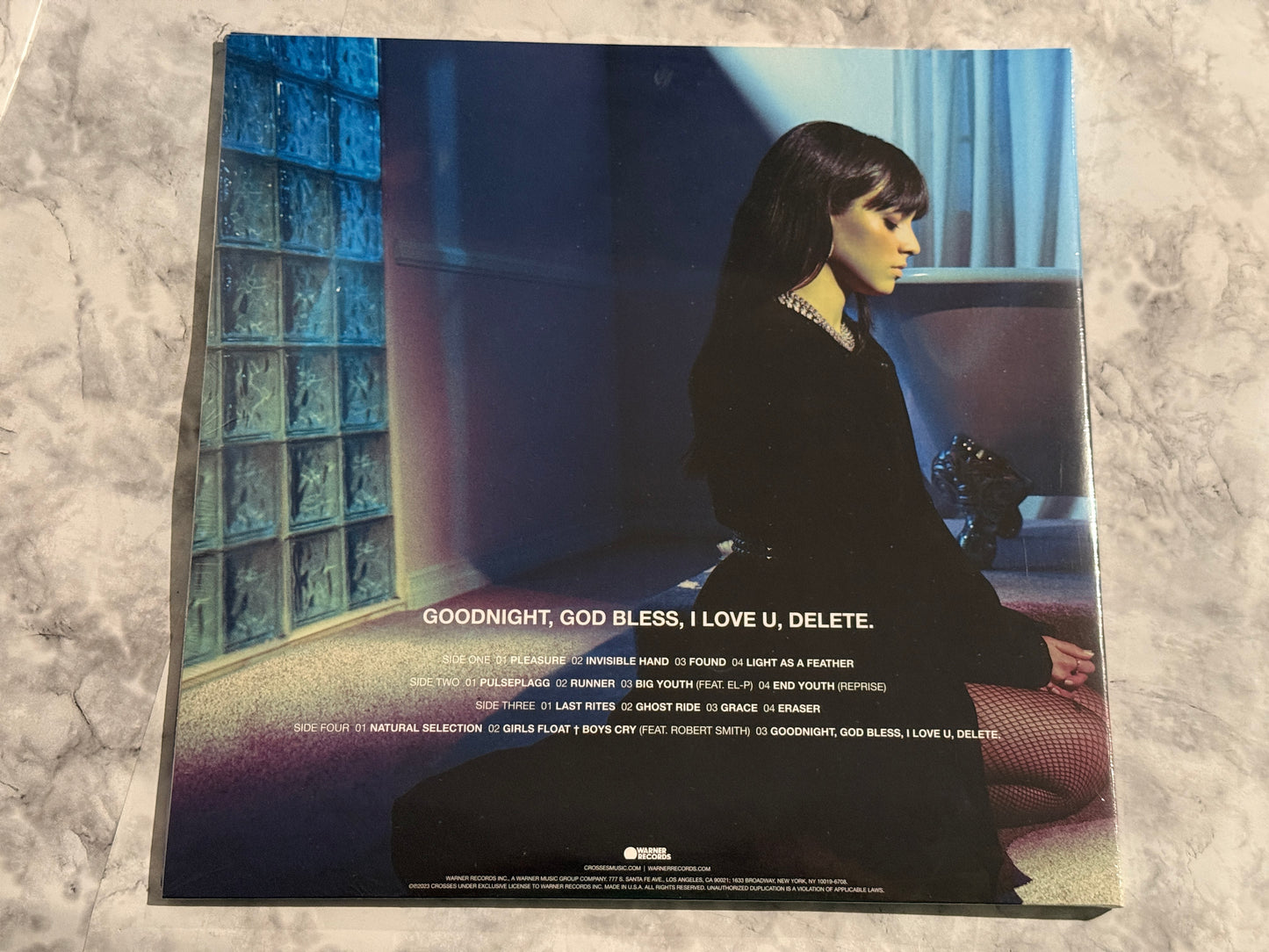 Crosses Goodnight God Bless 2 LP SEALED! METALLIC GOLD VINYL Numbered Litho RARE