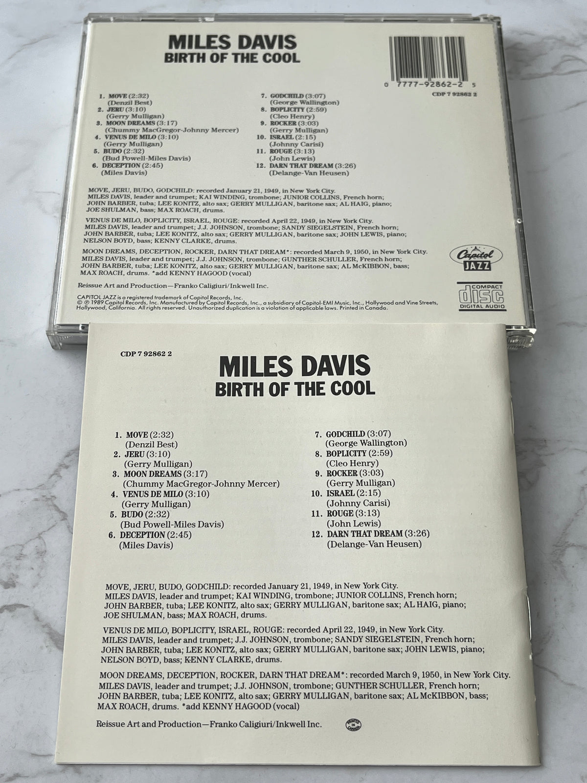 Miles Davis – Birth Of The Cool (1989)