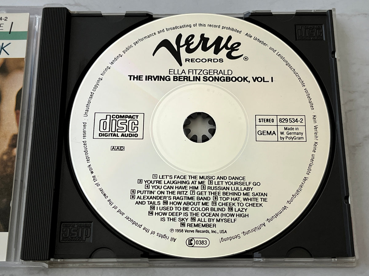 Ella Fitzgerald – The Irving Berlin Songbook Vol. 1 (1986) [W GERMANY TARGET ERA]