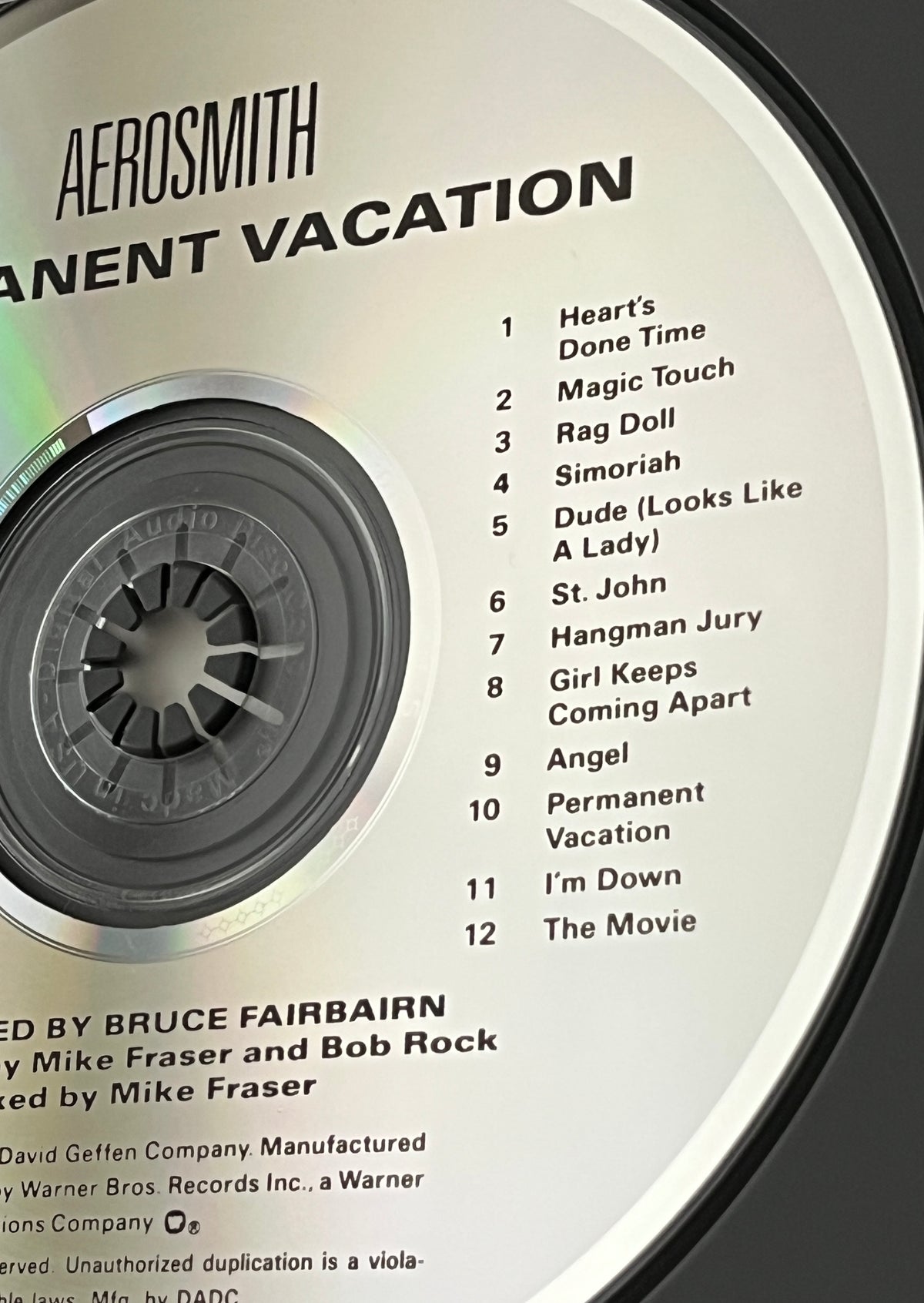 Aerosmith – Permanent Vacation (1987) [DADC PRESS]