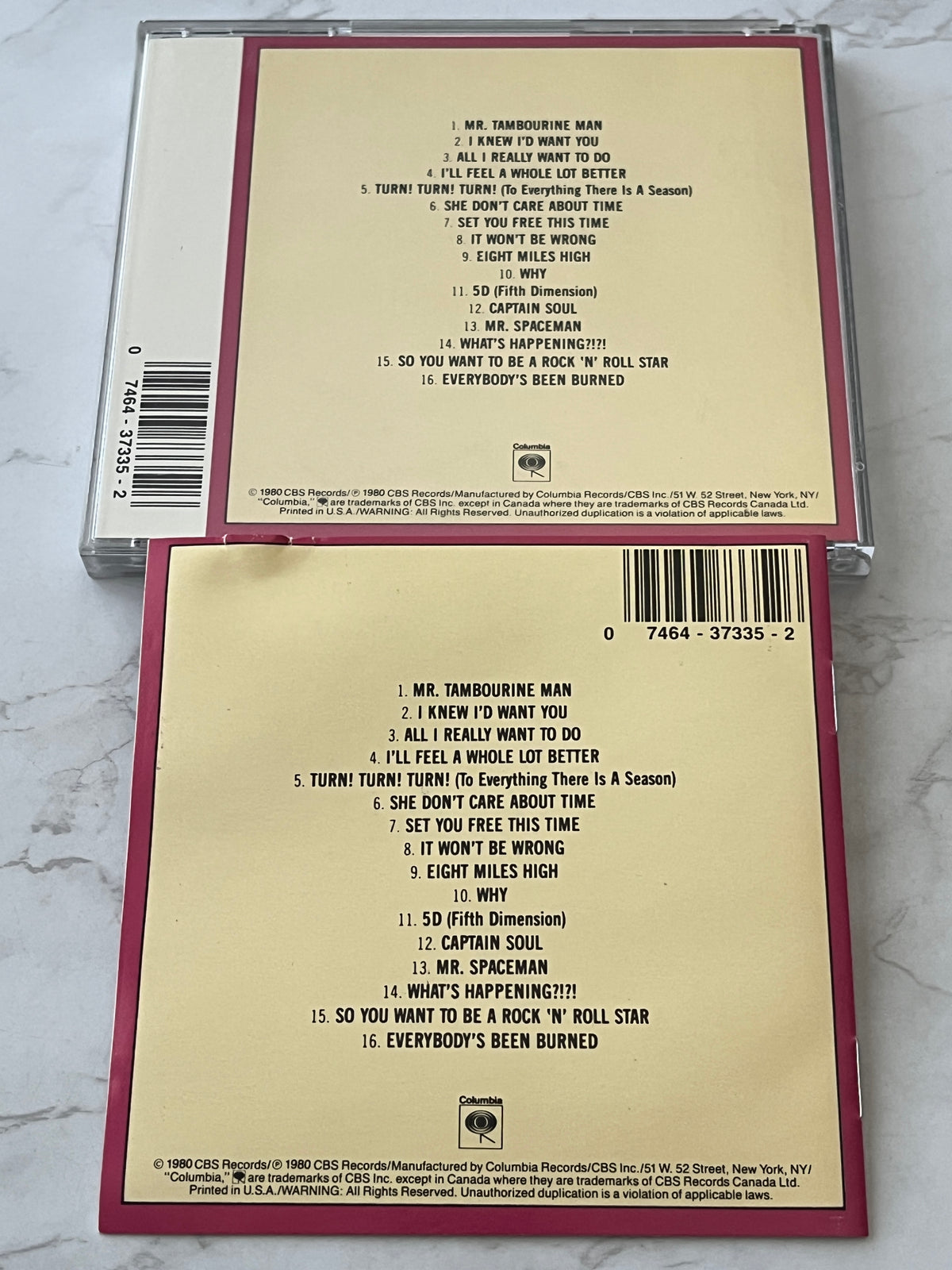 The Byrds – The Original Singles 1965-1967 Volume 1 (1980) [JAPAN TARGET ERA]