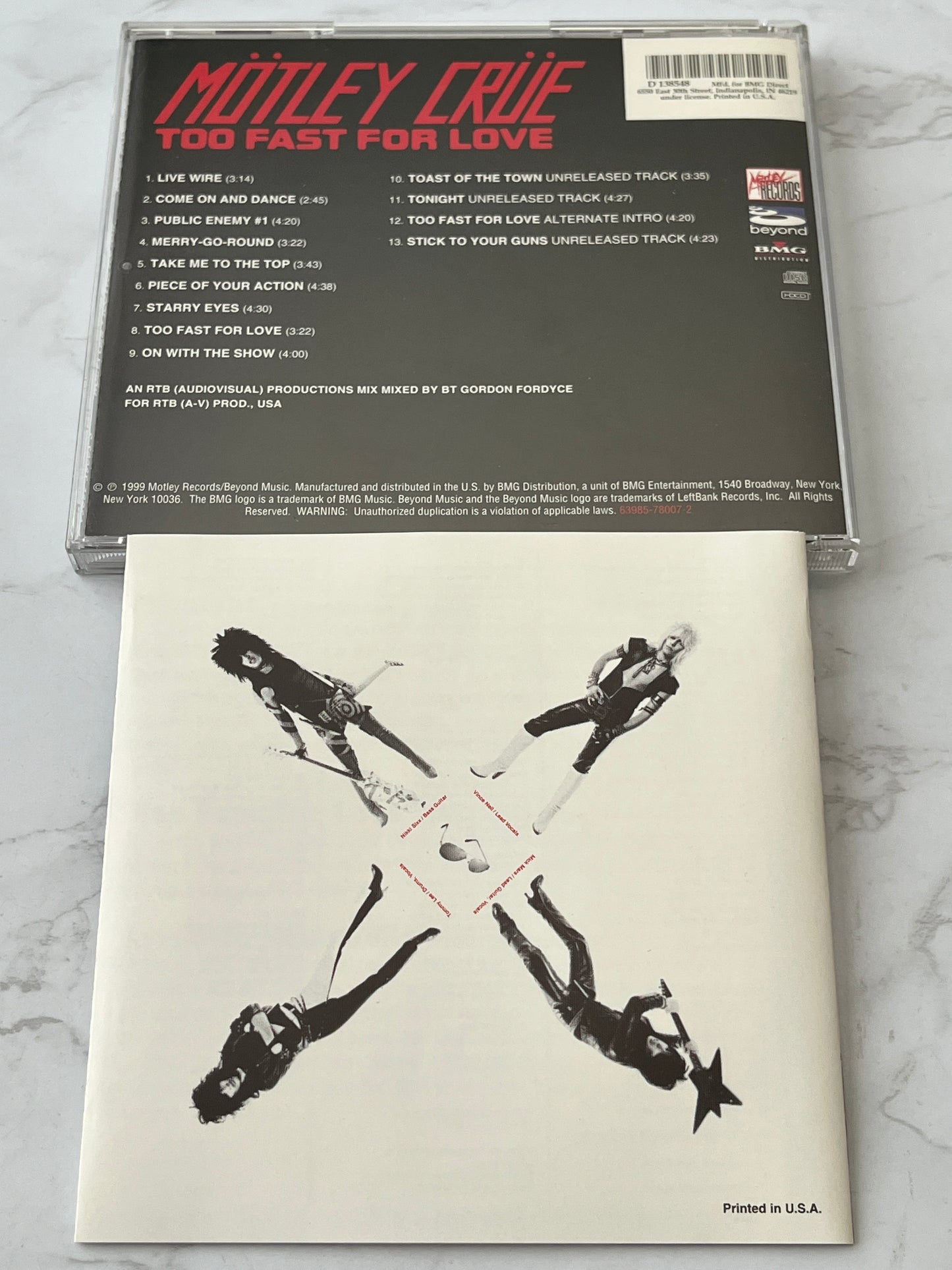 Mötley Crüe – Too Fast For Love (1981)