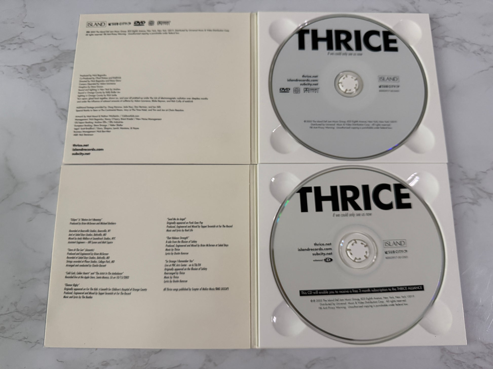 Thrice – If We Could Only See Us Now (CD + DVD Set) (2005)