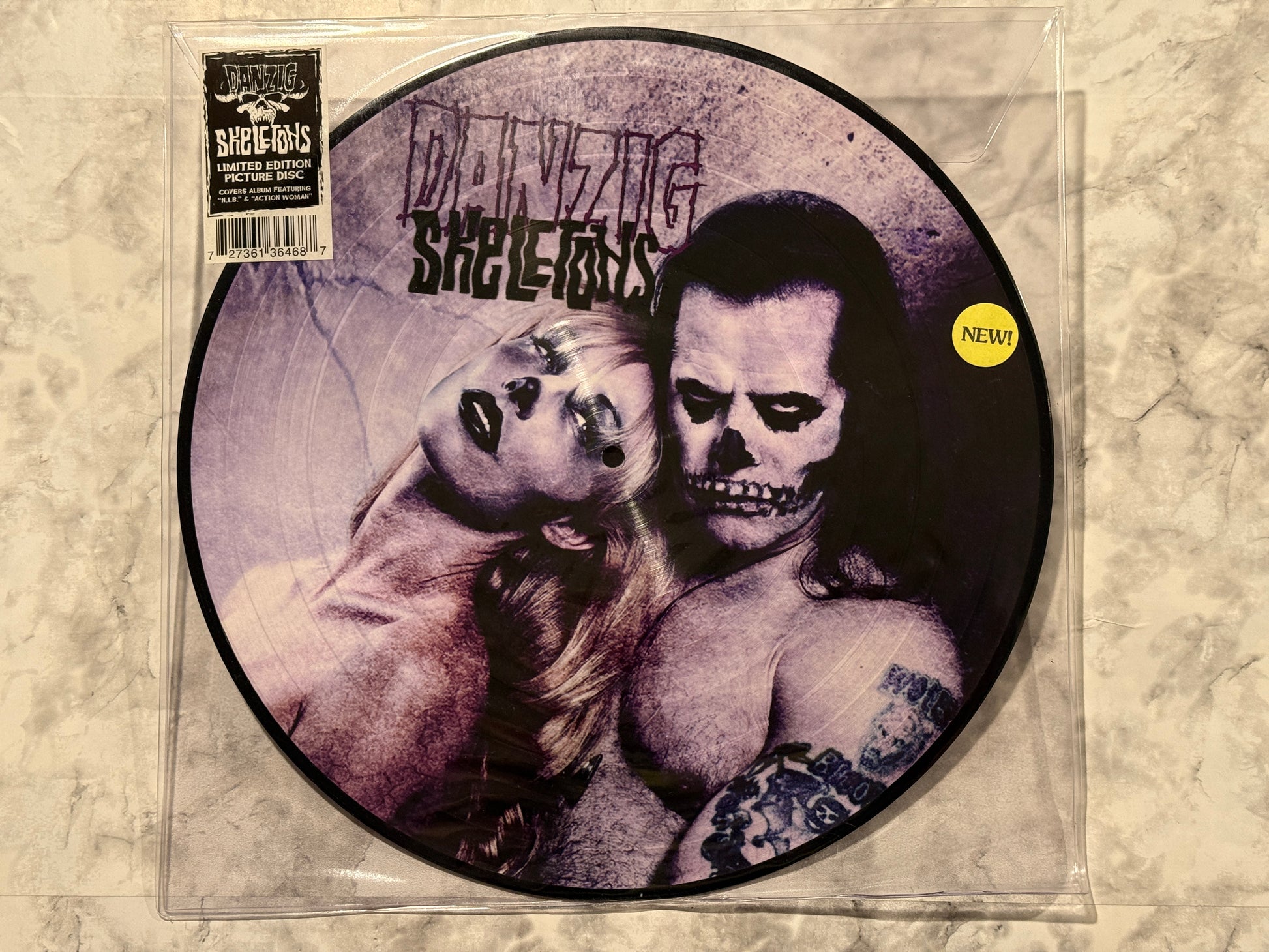 Danzig Skeletons Picture Disc LP 2016 SEALED! w/Hype Sticker Nuclear Blast 36468