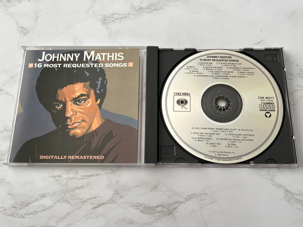 Johnny Mathis – 16 Most Requested Songs (1986) [DADC PRESS]