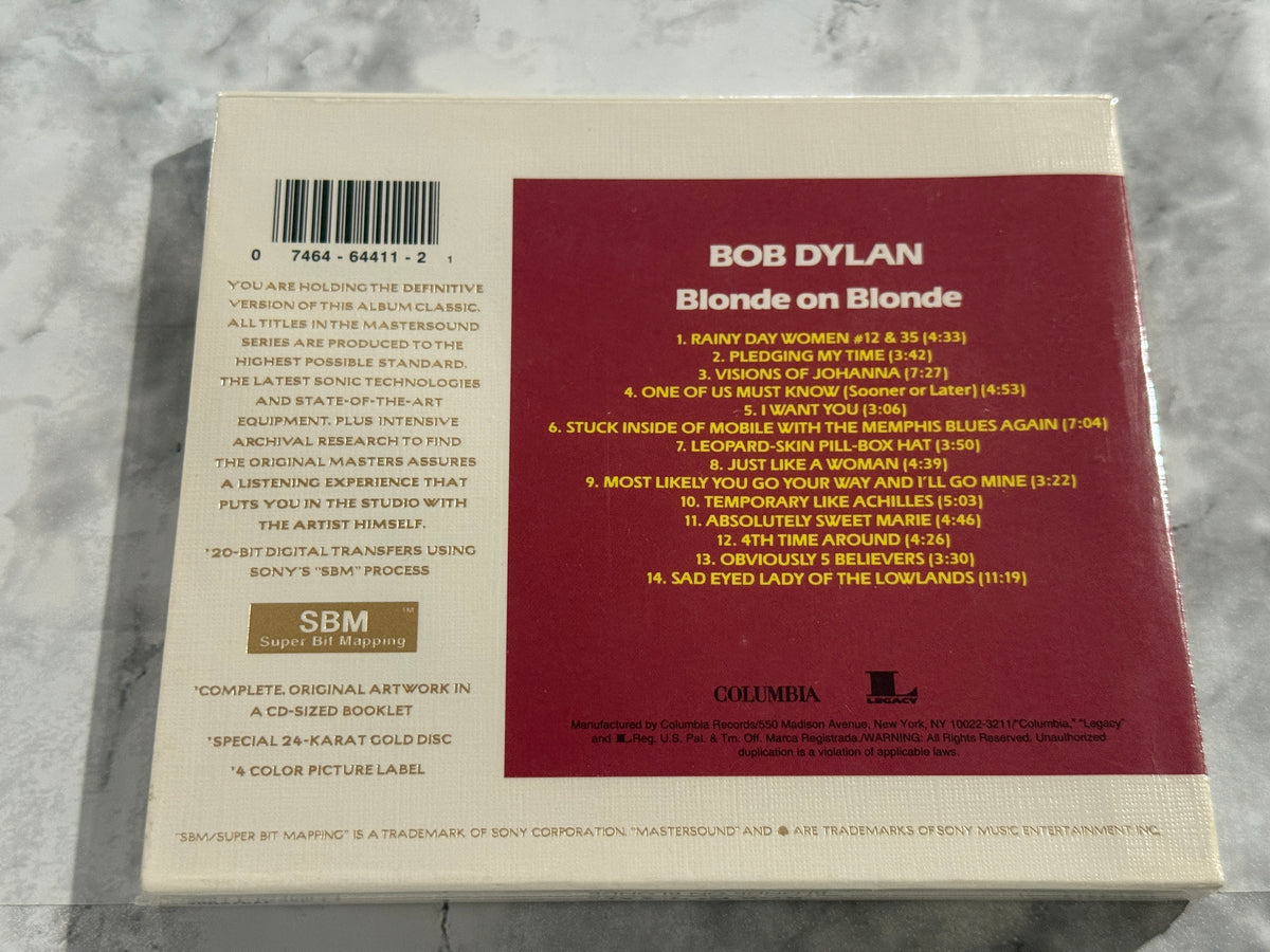 Bob Dylan – Blonde On Blonde (MasterSound, 24KT Gold, Sealed)