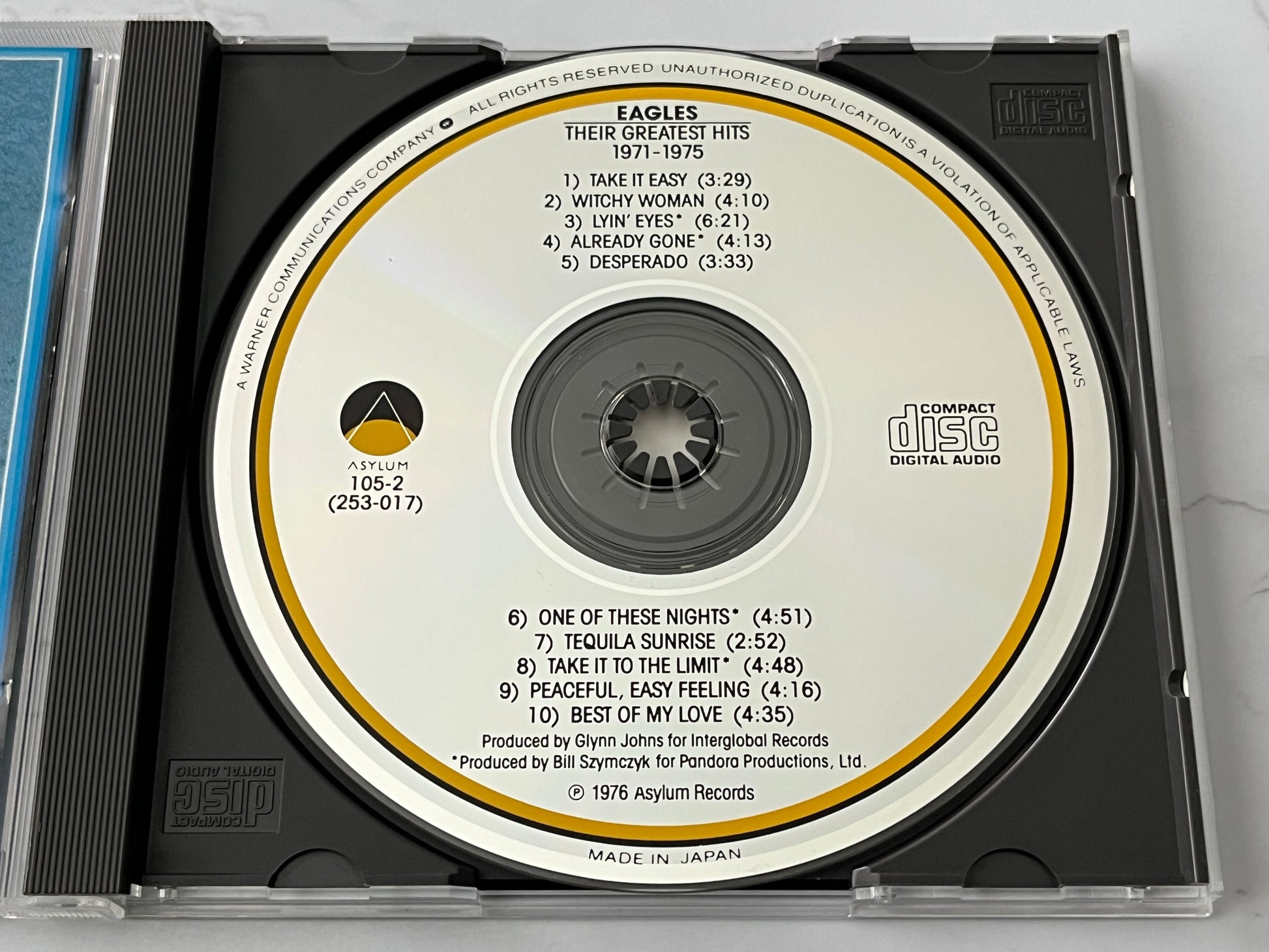 Eagles – Their Greatest Hits (1971-1975) (1976) [JAPAN TARGET ERA]