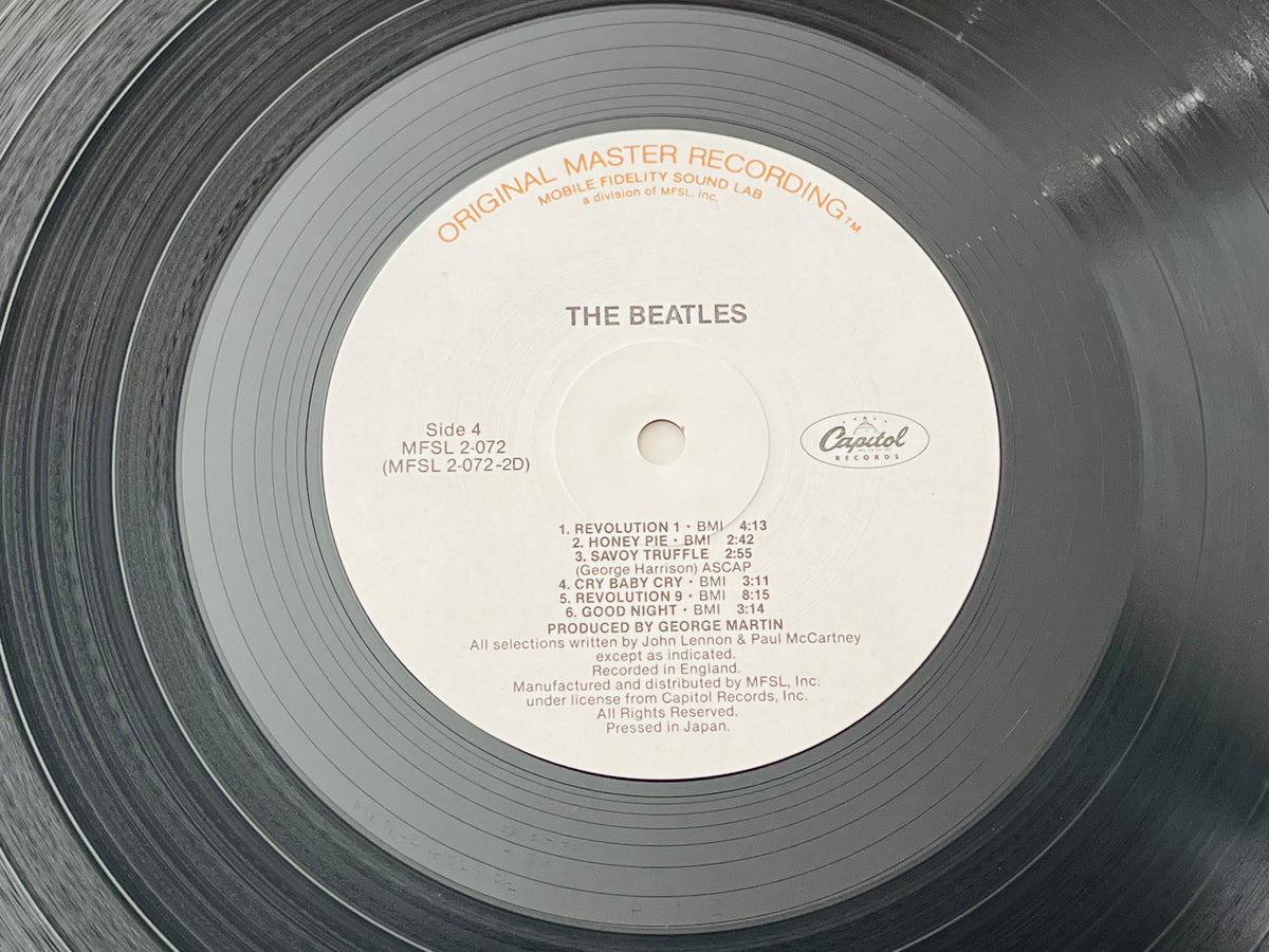 Beatles White Album 2 LP MFSL JAPAN PRESS COMPLETE! Mobile Fidelity MFSL 2-072