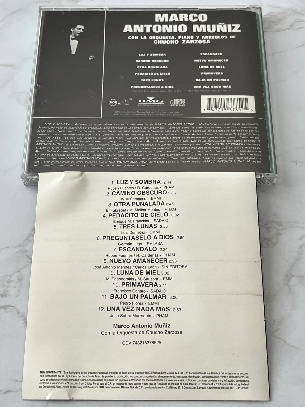 Marco Antonio Muñiz – Con La Orquesta De Chucho Zarzosa