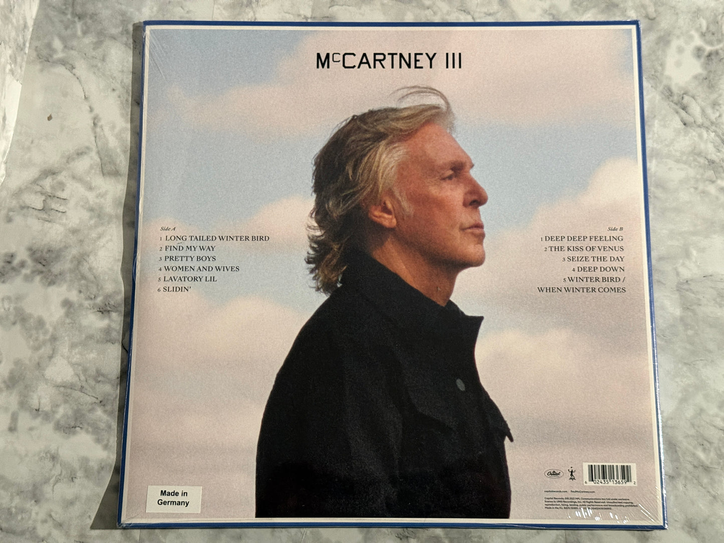 Paul McCartney McCartney III LP 2020 SEALED! Capitol Hype Sticker Germany Import