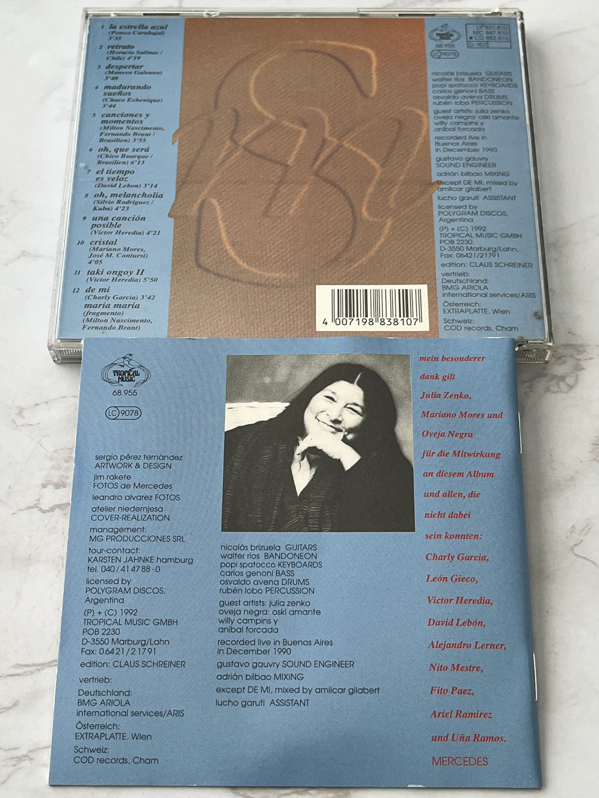 Mercedes Sosa – De Mi (1992) [GERMAN PRESS]
