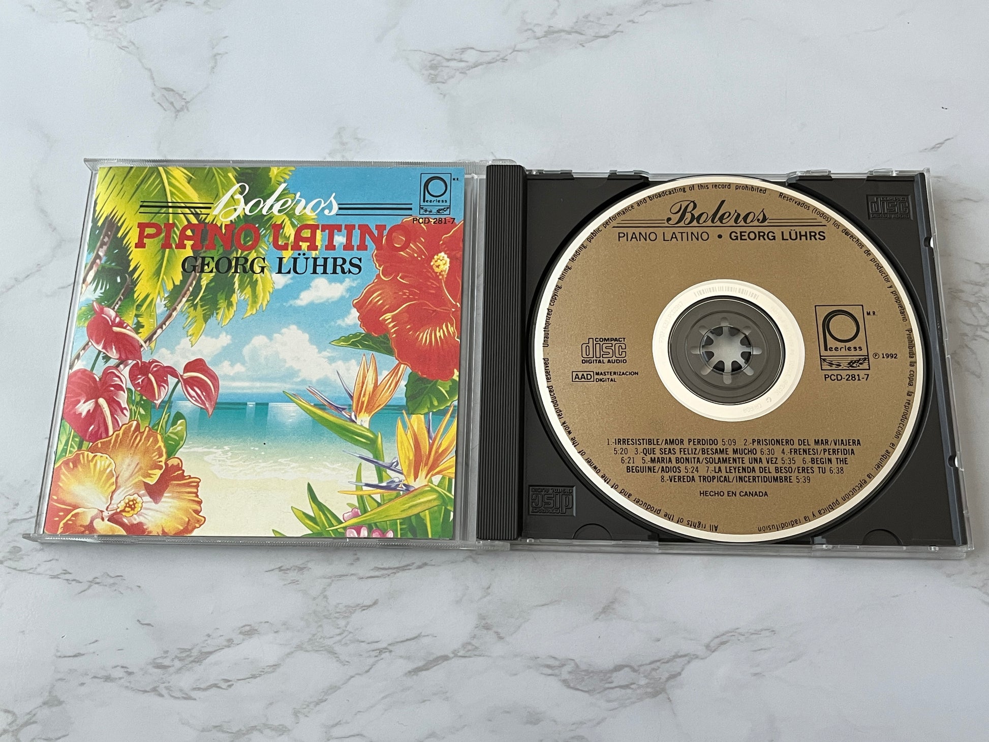 Georg Lührs – Boleros: Piano Latino (1992) [CANADA PRESS]