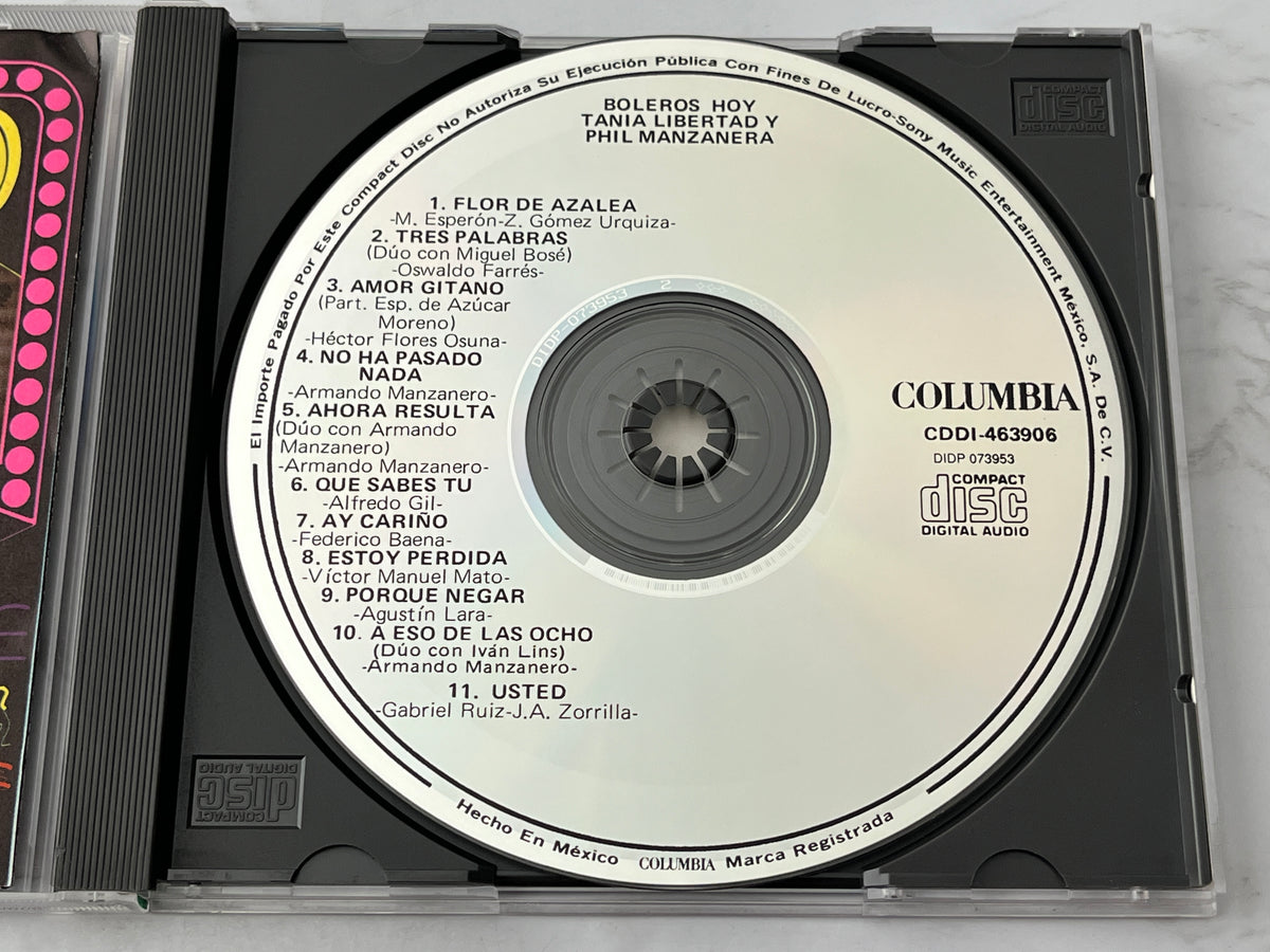 Tania Libertad – Boleros Hoy (con Phil Manzanera) (1991)