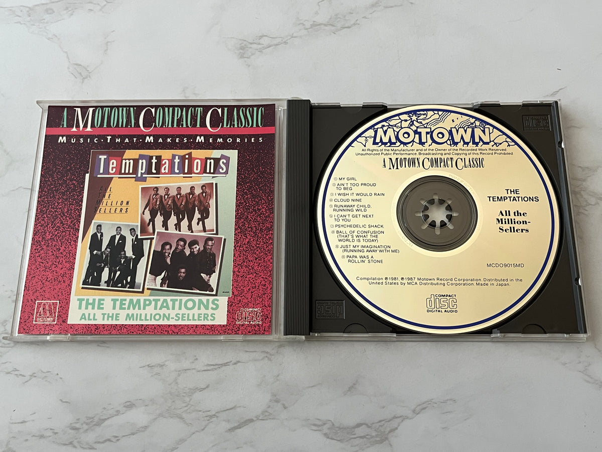The Temptations – All The Million-Sellers (1987) [JAPAN TARGET ERA]