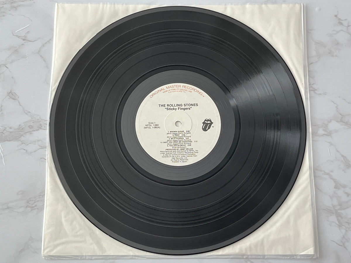Rolling Stones Sticky Fingers LP MFSL JAPAN PRESS COMPLETE Mobile Fidelity 1-060