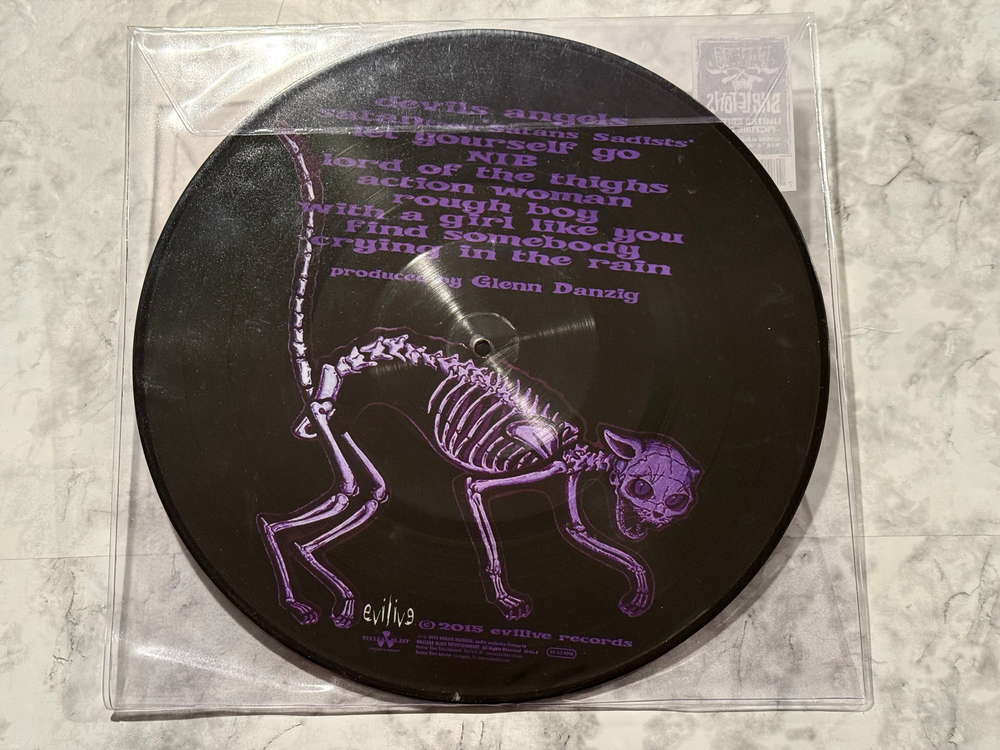 Danzig Skeletons Picture Disc LP 2016 SEALED! w/Hype Sticker Nuclear Blast 36468