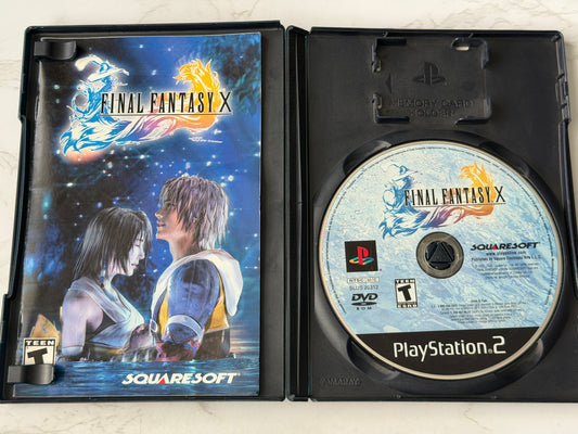 Final Fantasy X PS2 Black Label CIB Complete w/Manual RARE! NM!