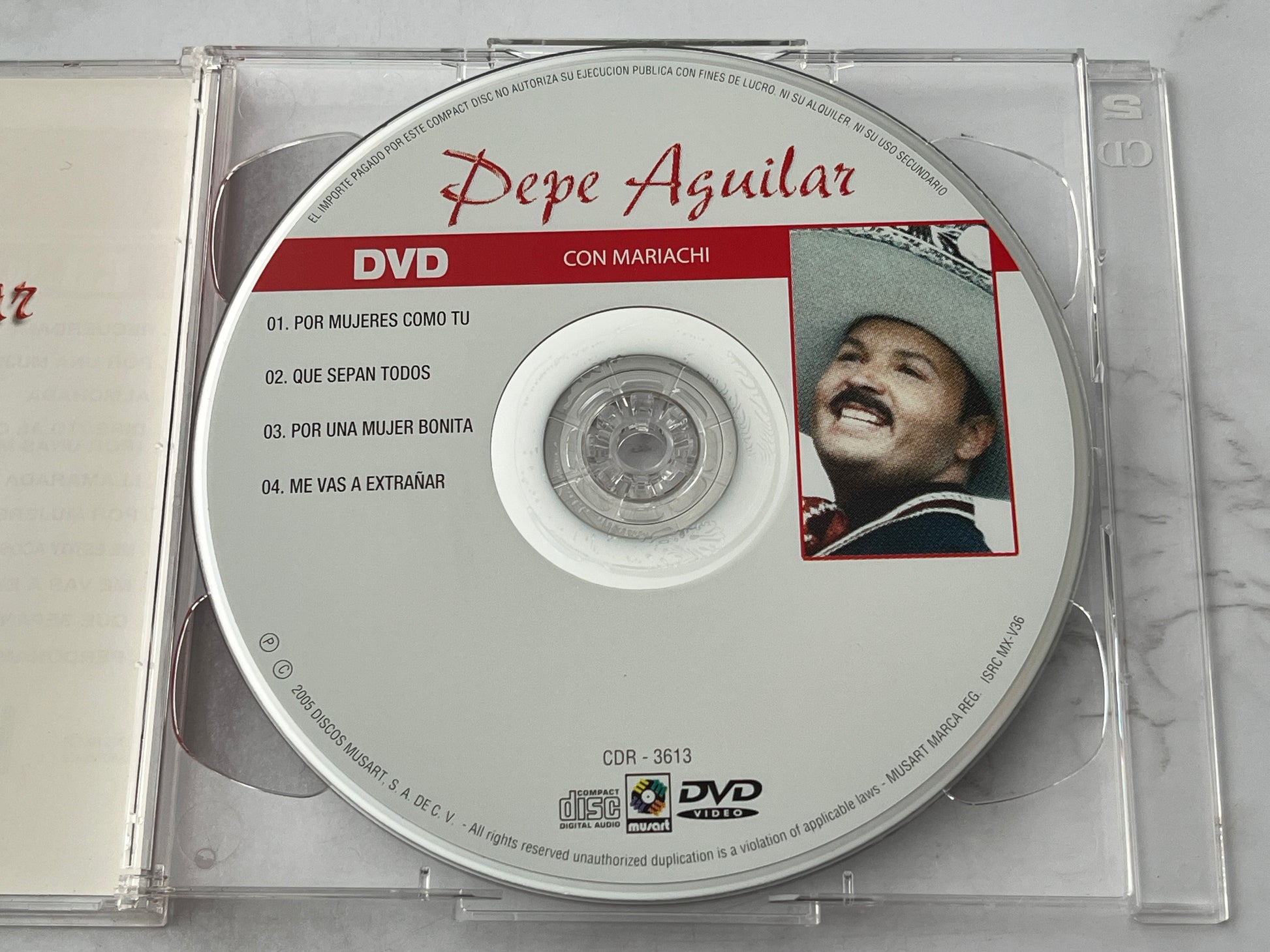 Pepe Aguilar – Con Mariachi (CD+DVD) (2005)