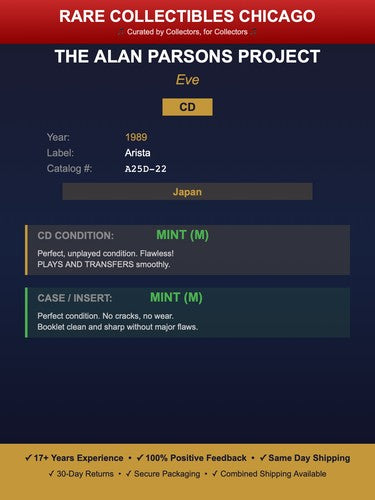 The Alan Parsons Project – Eve (1989) [JAPAN PRESS]