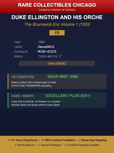 Duke Ellington And His Orchestra – The Brunswick Era Volume 1 [DADC PRESS]