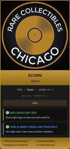 Scorn – Ellipsis (1995)