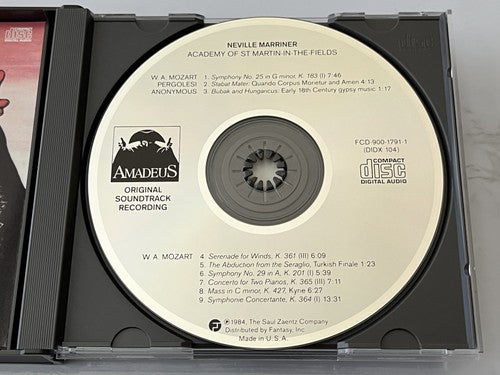 Neville Marriner / Academy Of St Martin-In-The-Fields – Amadeus Soundtrack [DADC PRESS]