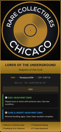 Lords of the Underground – Keepers of the Funk (1994) [USA PRESS]