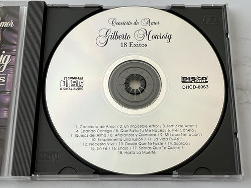Gilberto Monroig – Concierto De Amor 18 Exitos [ORIGINAL USA PRESS]