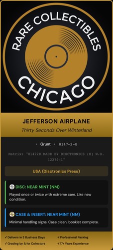 Jefferson Airplane – Thirty Seconds Over Winterland