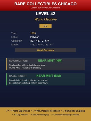 Level 42 – World Machine (1985) [GERMAN PRESS]