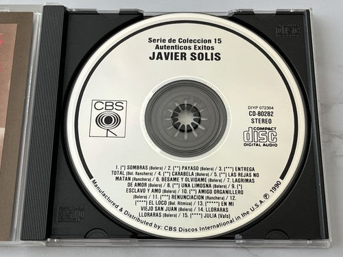 Javier Solis – 15 Autenticos Exitos