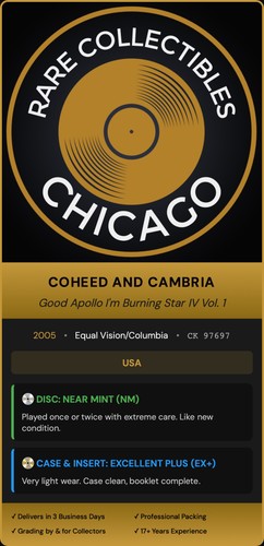 Coheed and Cambria – Good Apollo I'm Burning Star IV Vol. 1 2 (2005)