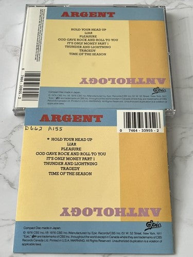 Argent – The Argent Anthology Greatest Hits [JAPAN TARGET ERA]