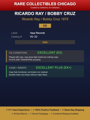Ricardo Ray / Bobby Cruz – 1975 [ORIGINAL USA PRESS]